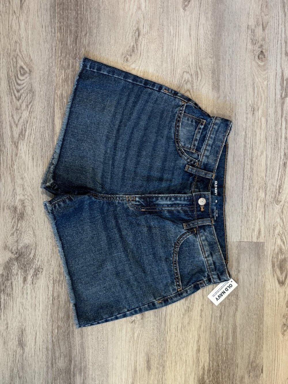 NWT Old Navy High-Rise Adjustable Denim Shorts Girls Size 16